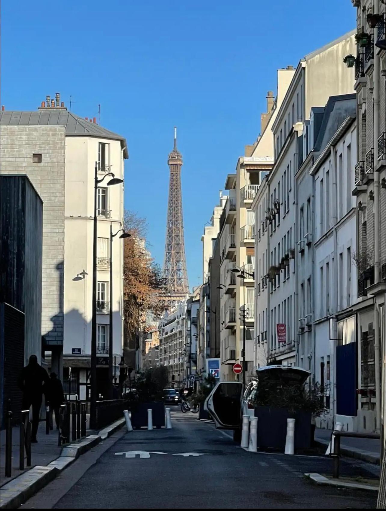 Eiffel Tour - Cosy Parisien Lejlighed Eksteriør billede